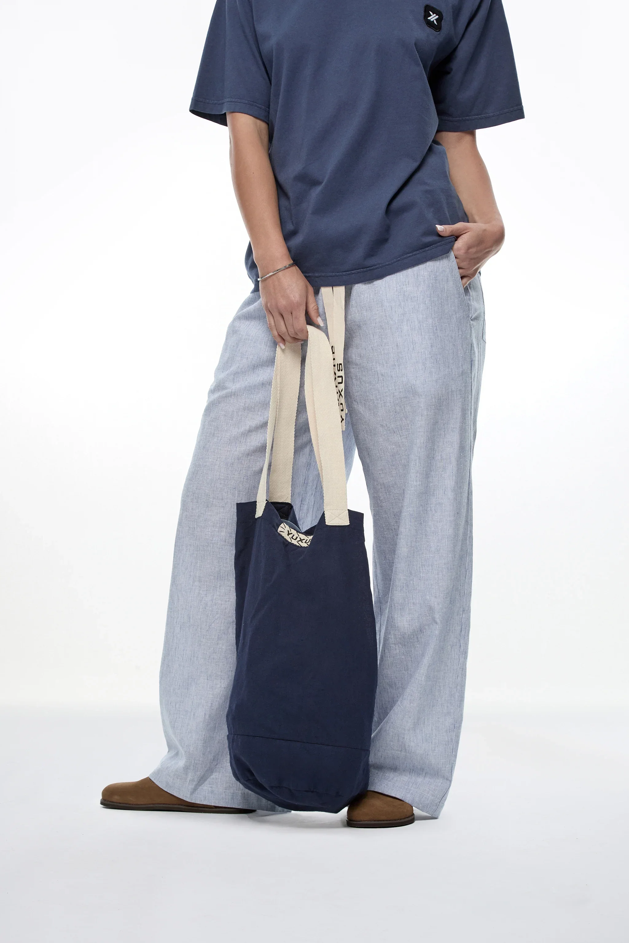 BLUE "LINEN" BAG - Image 8