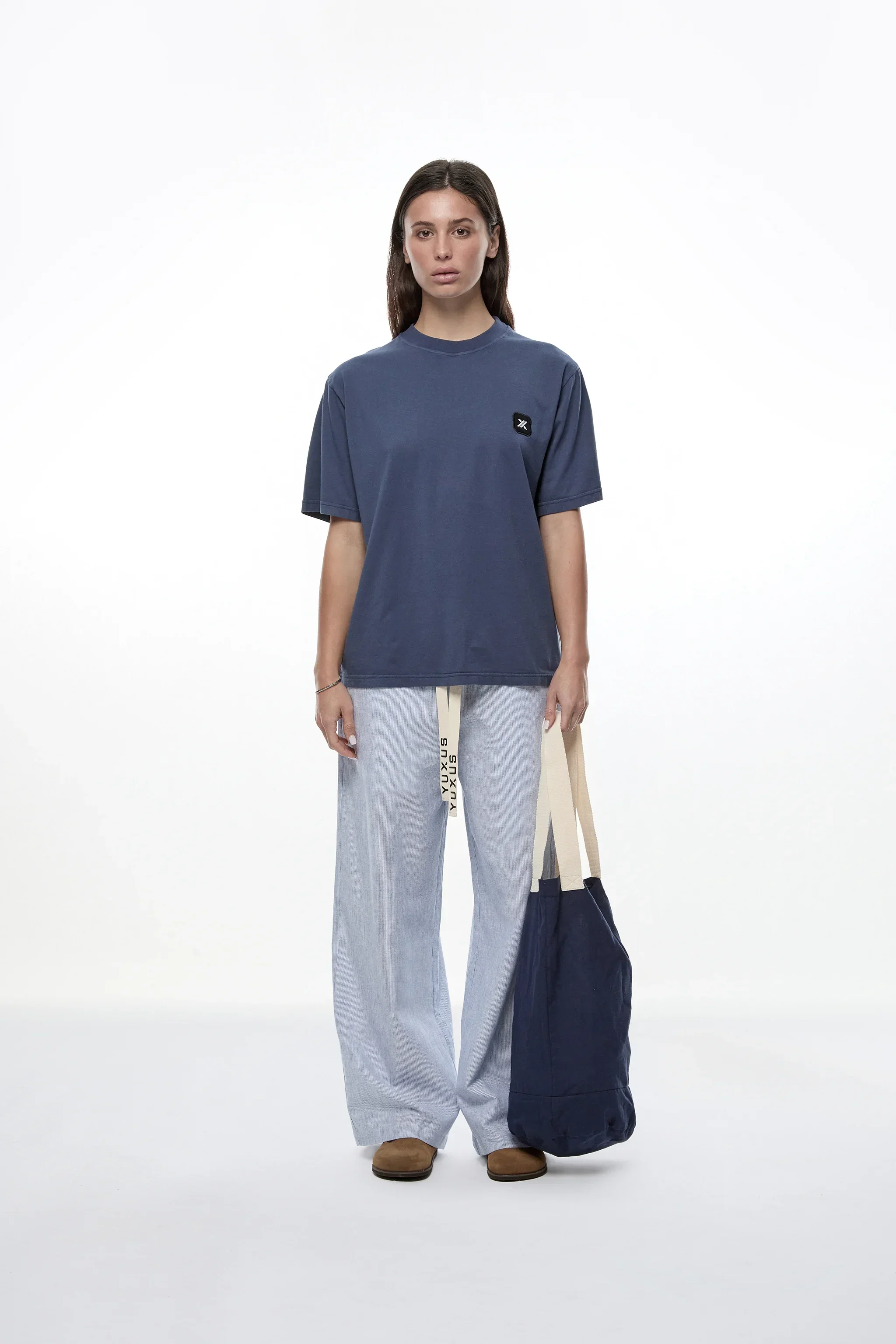 BLUE "LINEN" BAG - Image 9
