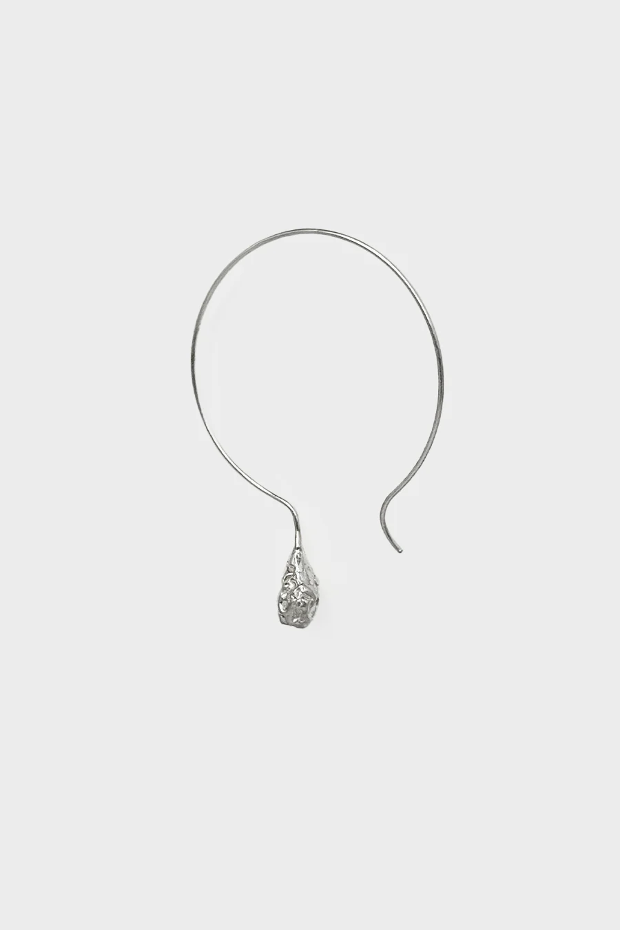 BRIGHT "CRINKLED 925" EARRING - Image 5