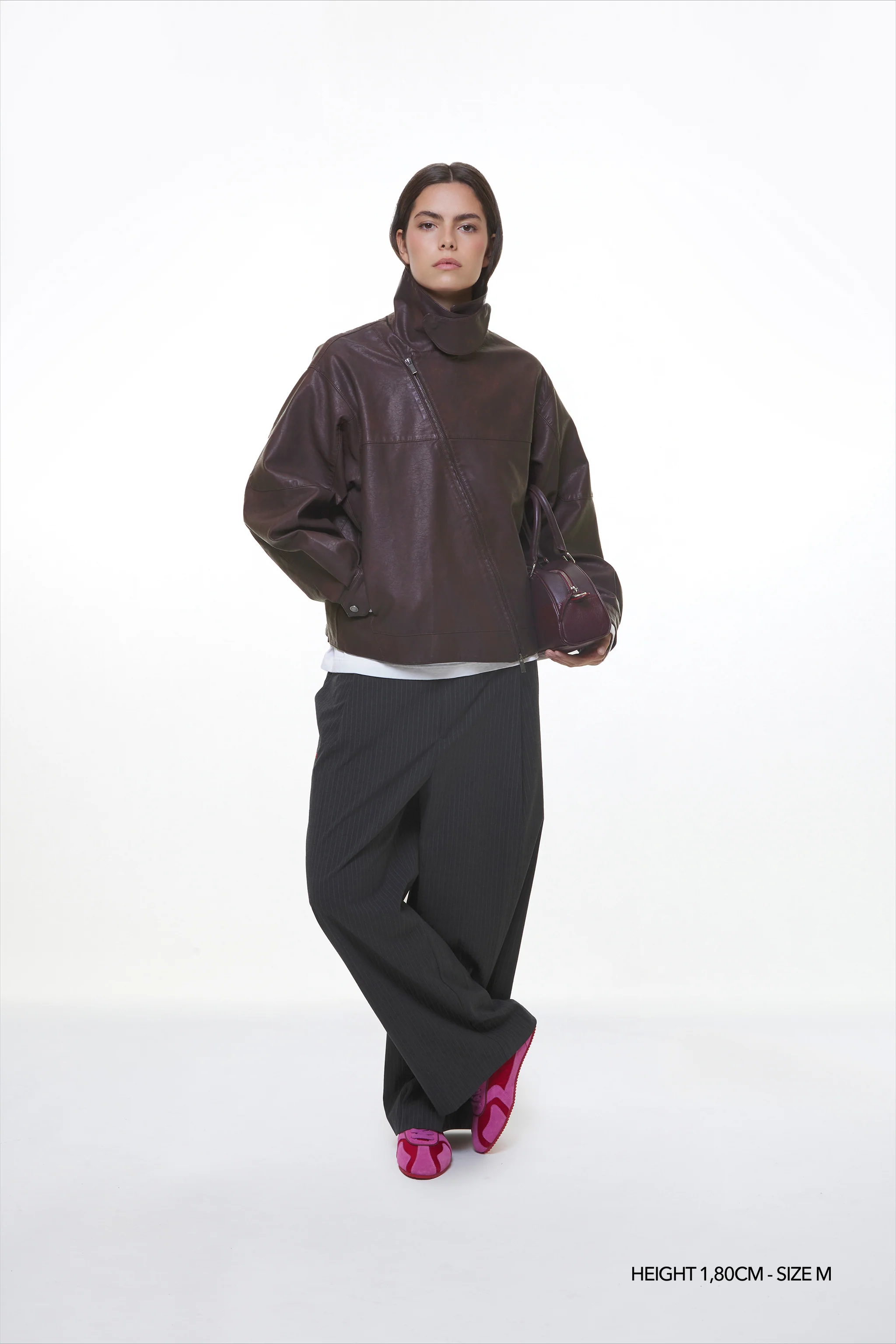 CHOCO "WINDY" PU LEATHER JACKET - Image 5