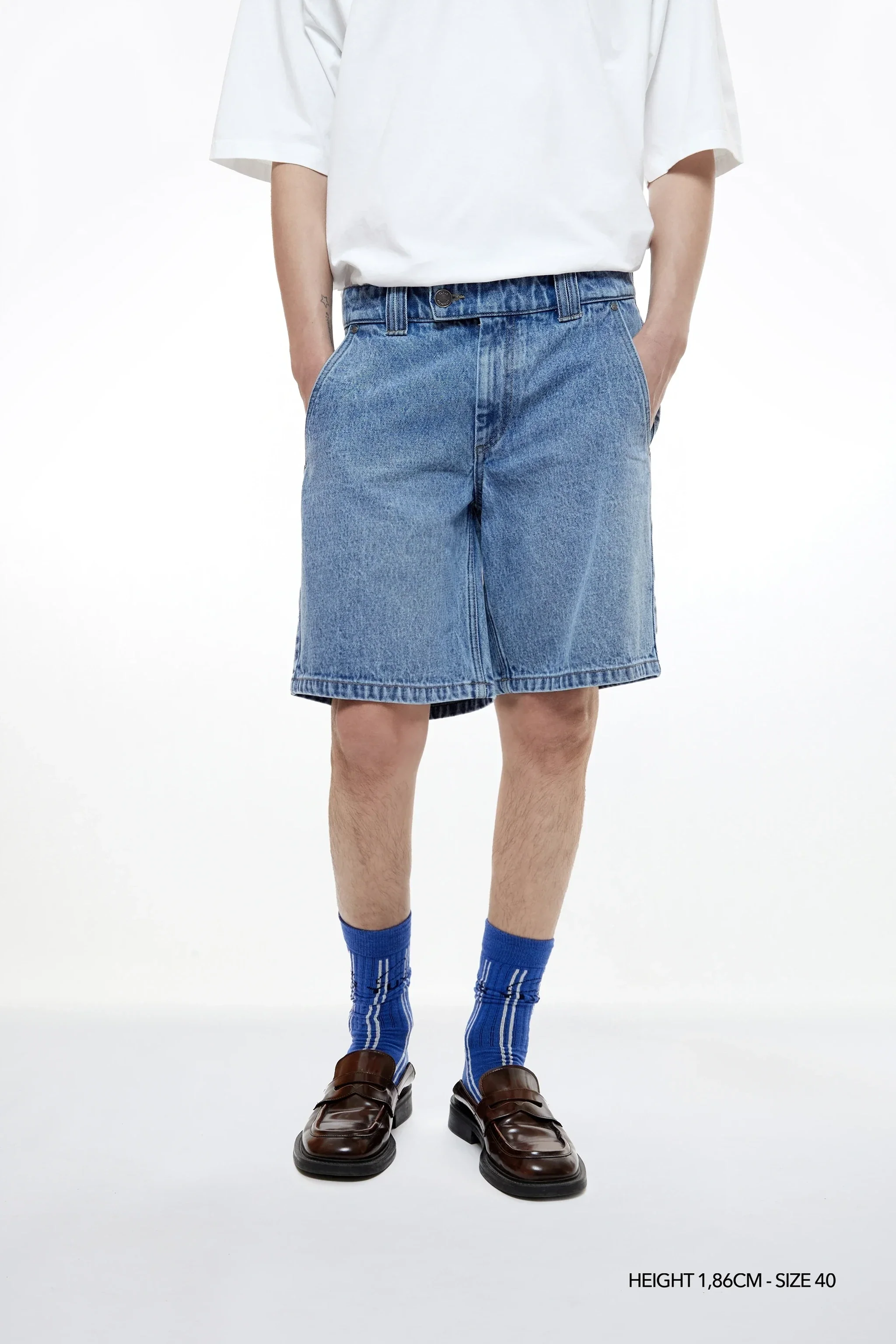 CLIFF "LE CLUB" DENIM SHORTS