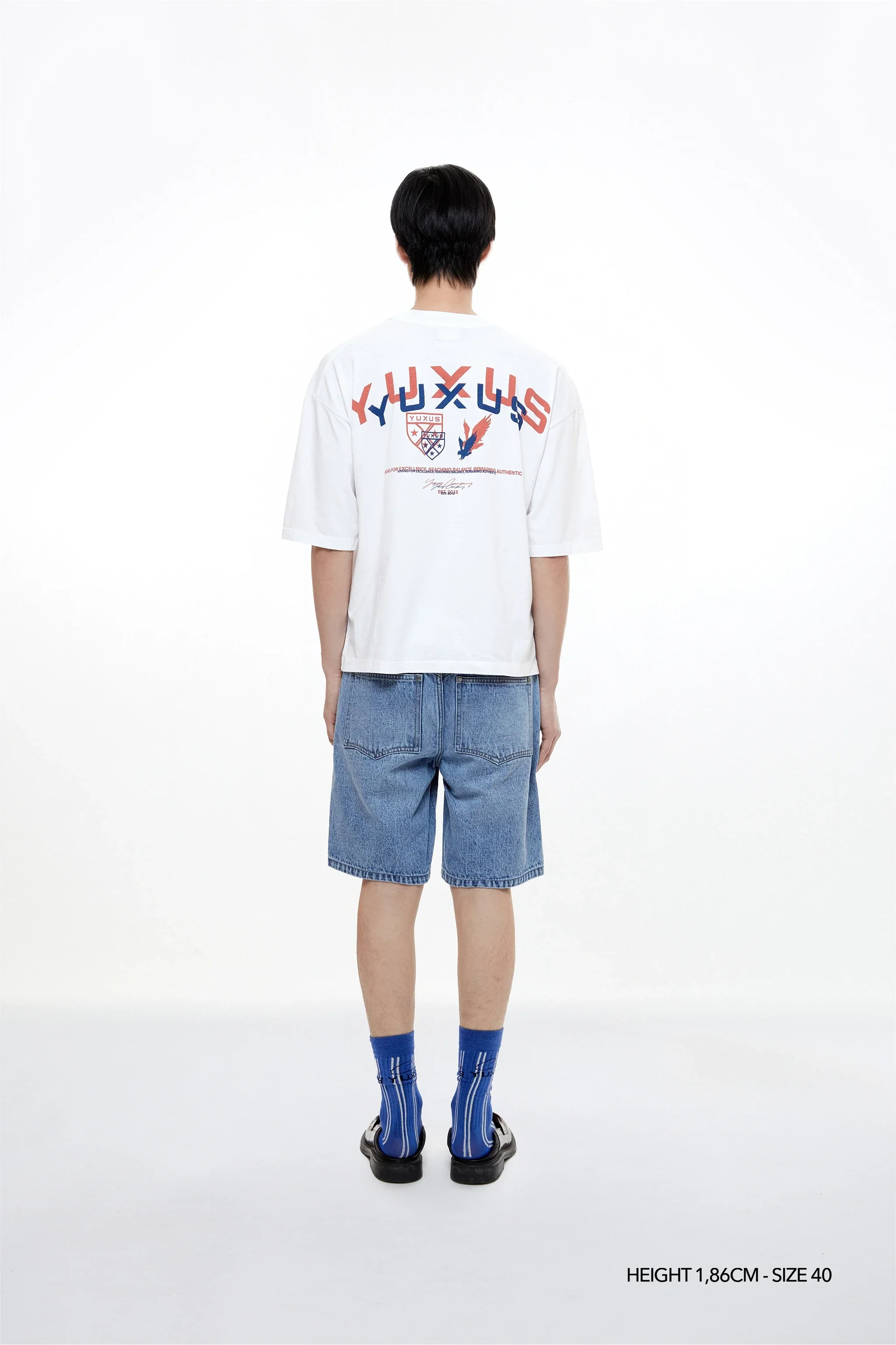 CLIFF "LE CLUB" DENIM SHORTS - Image 12