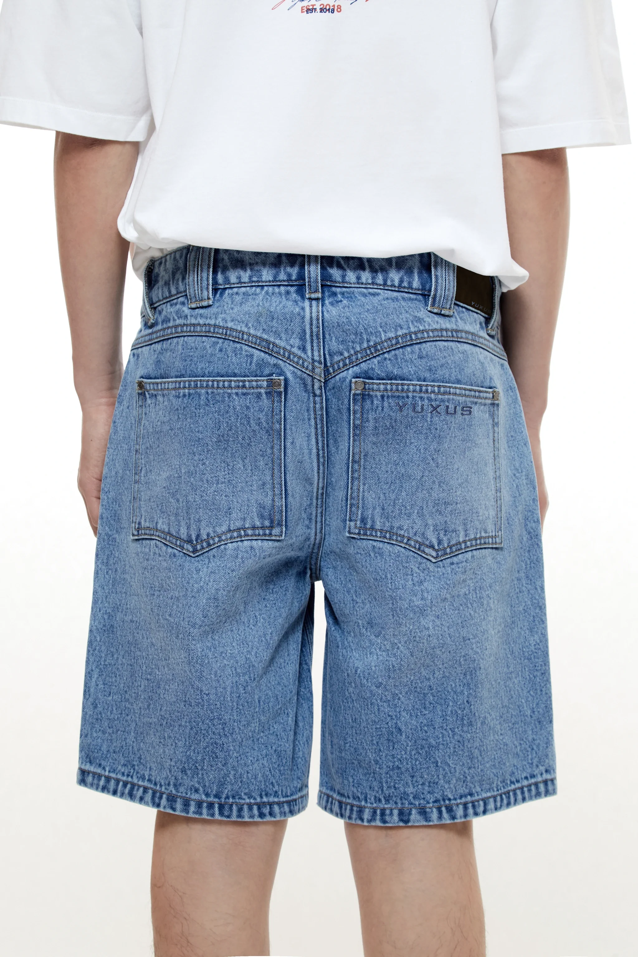 CLIFF "LE CLUB" DENIM SHORTS - Image 5