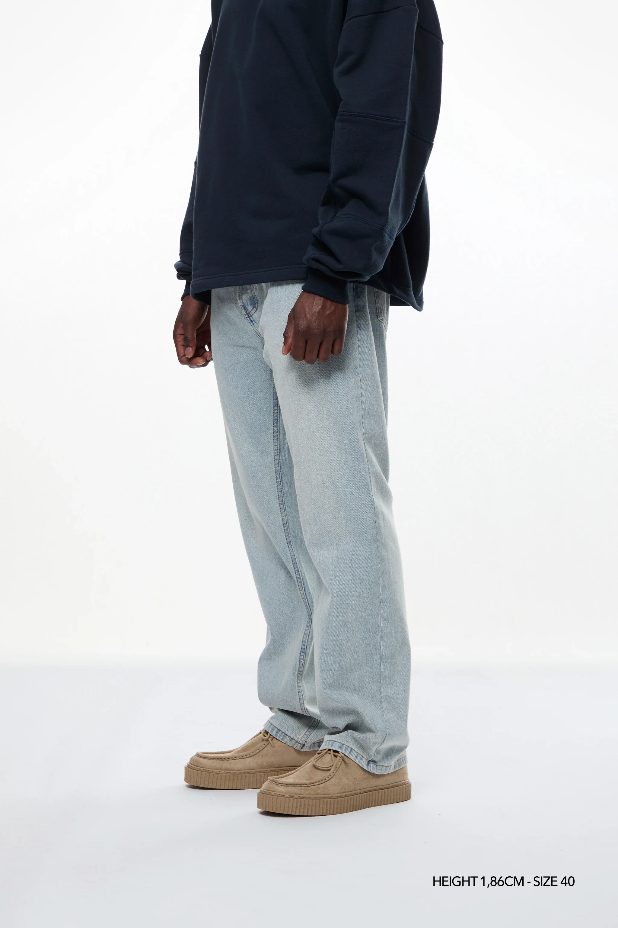IRIS "THREADS" DENIM PANTS