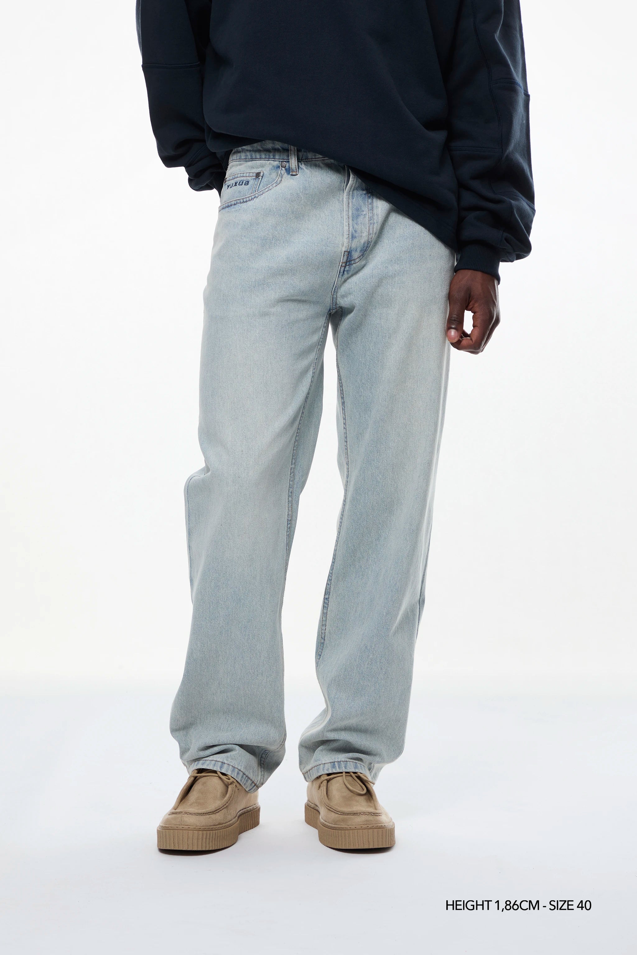 IRIS "THREADS" DENIM PANTS - Image 3