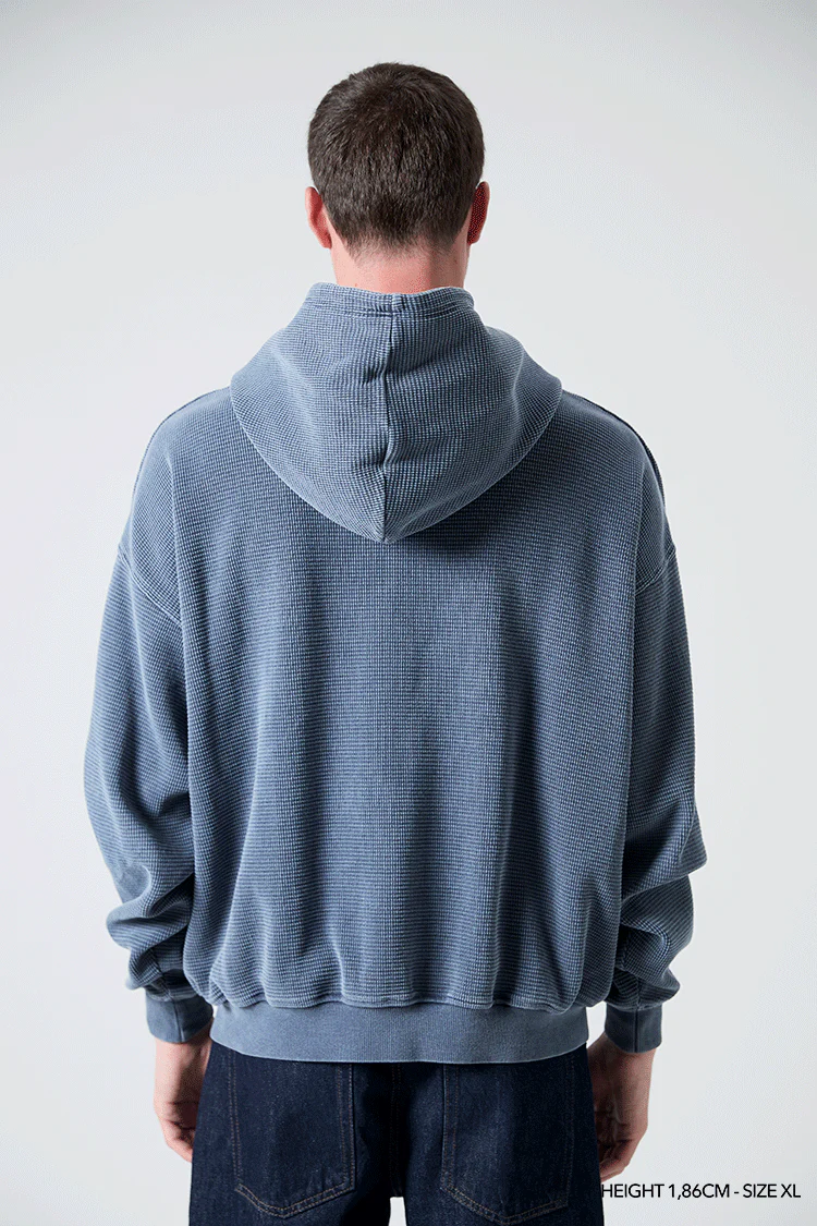 INDIGO "CRONOS" HOODIE - Image 6
