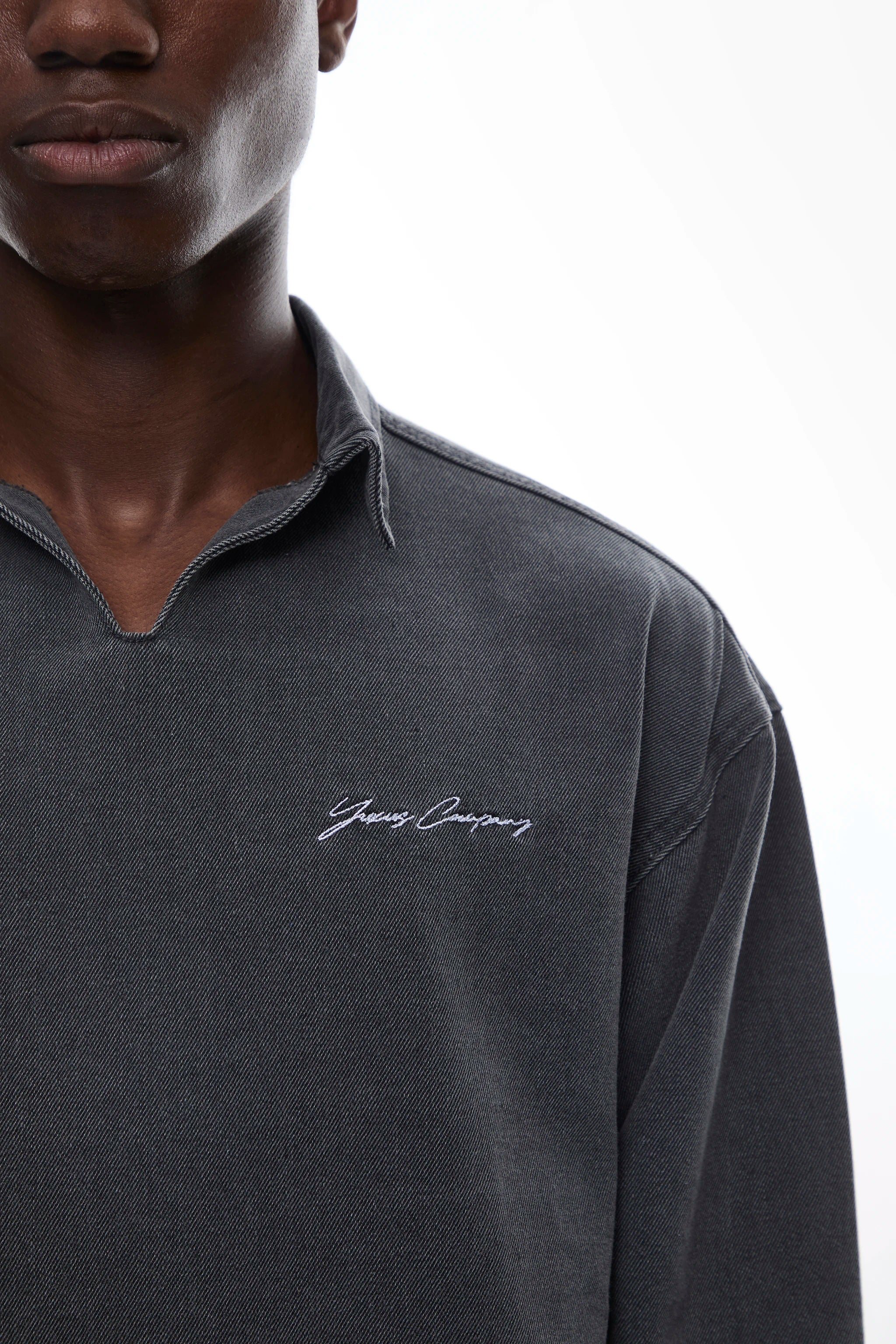 JETGRAY "THREADS" DENIM POLO - Image 3