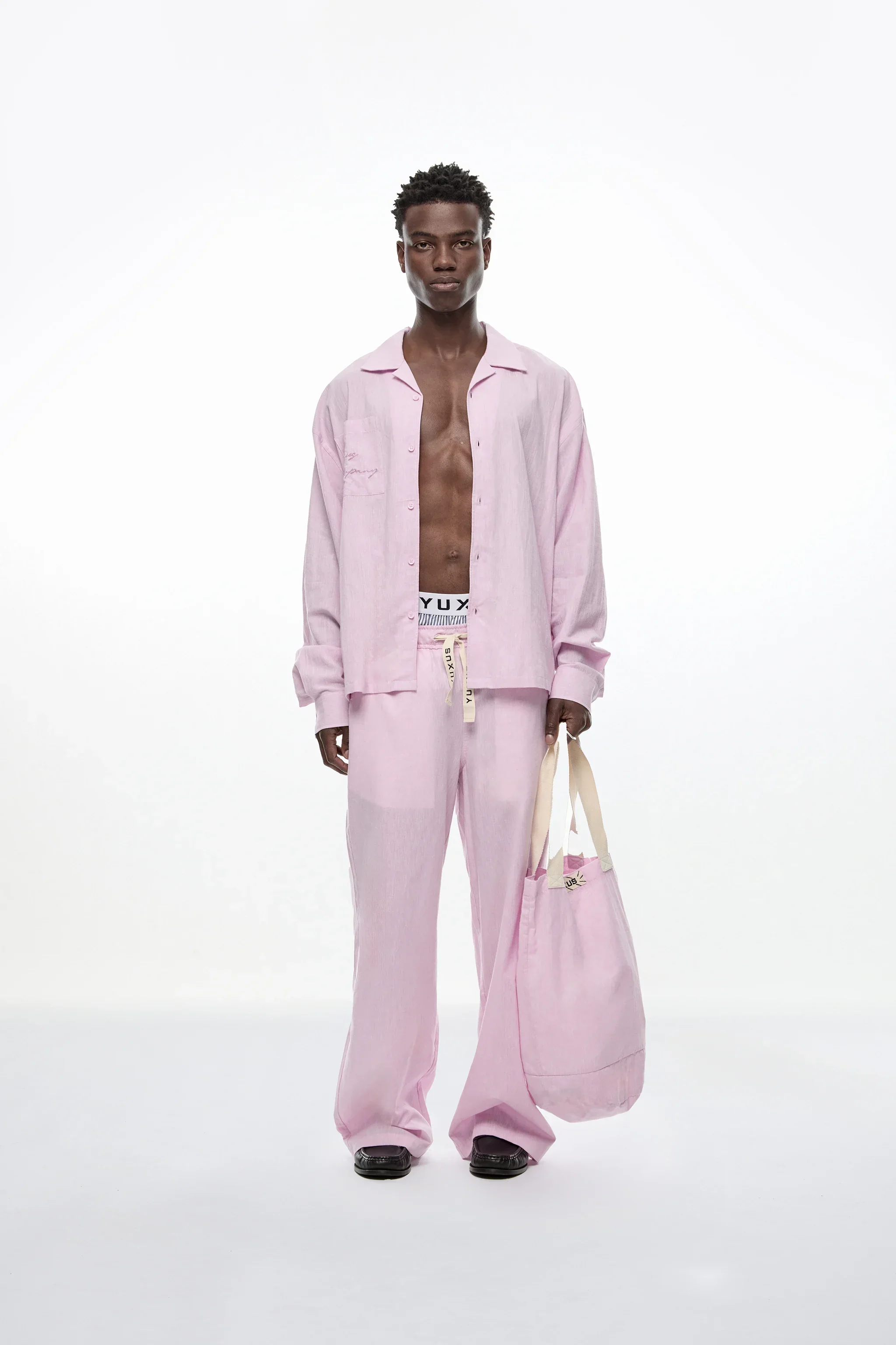 PINK "LINEN" BAG - Image 6