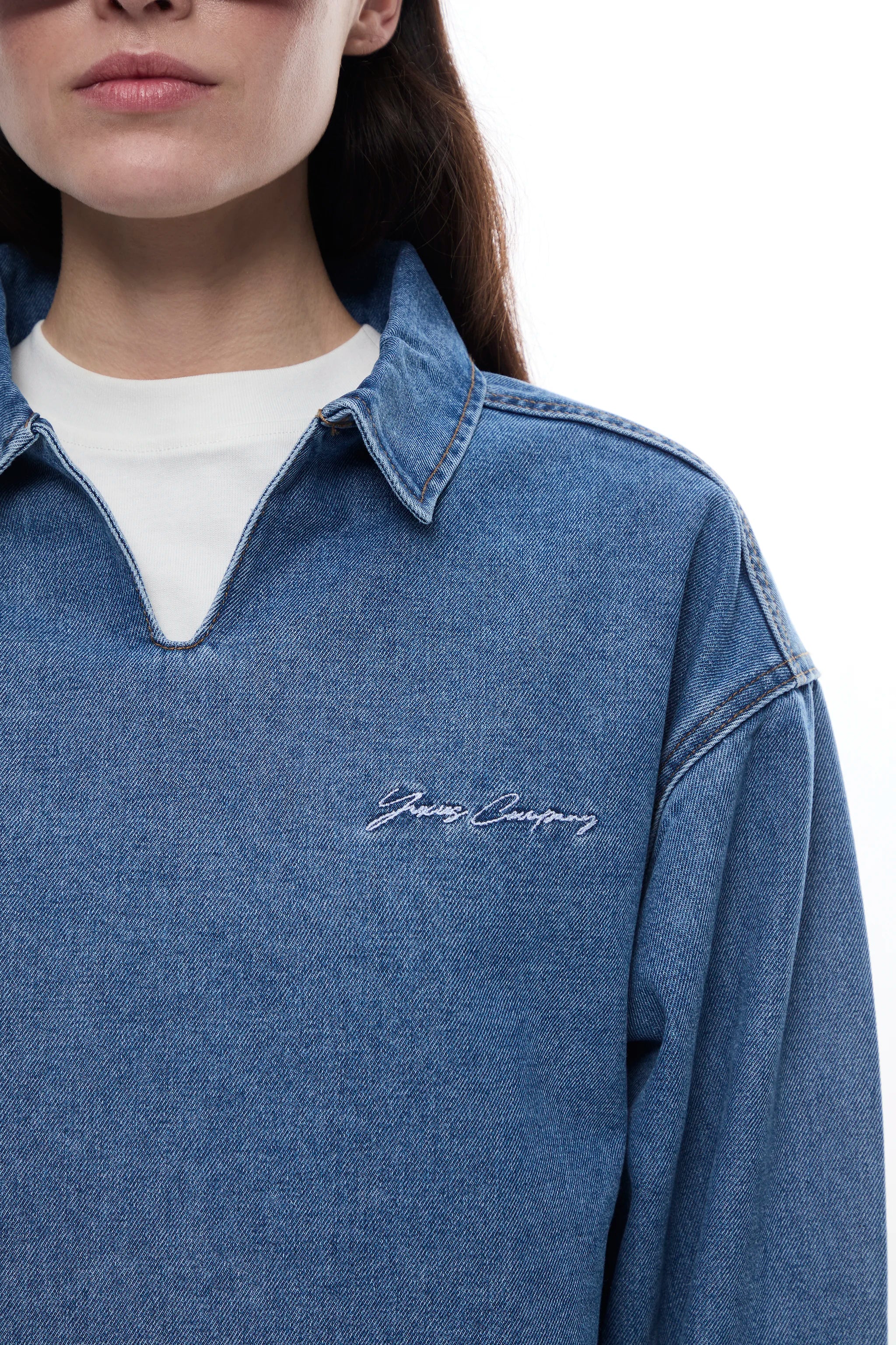 REGAL "THREADS" DENIM POLO - Image 2