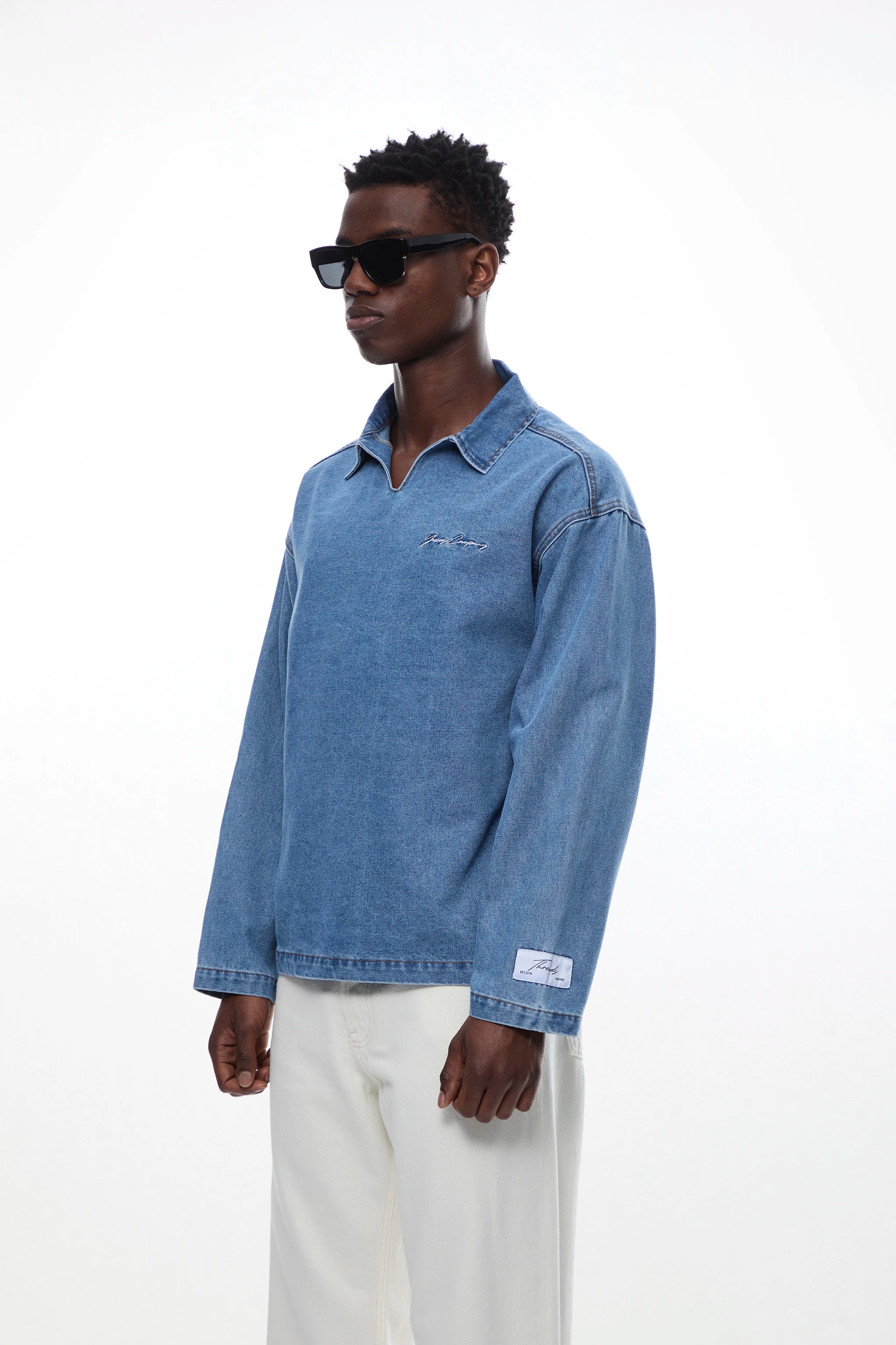 REGAL "THREADS" DENIM POLO - Image 4