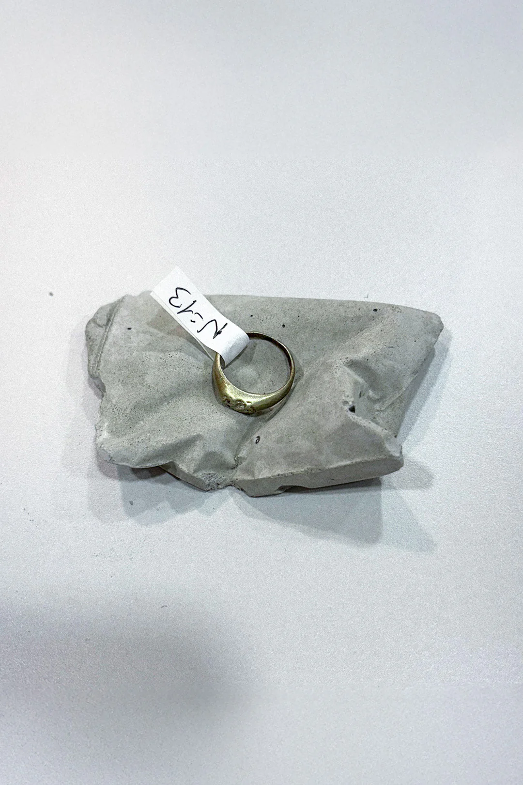 SIGNET "CRINKLED 925" RING - Image 11