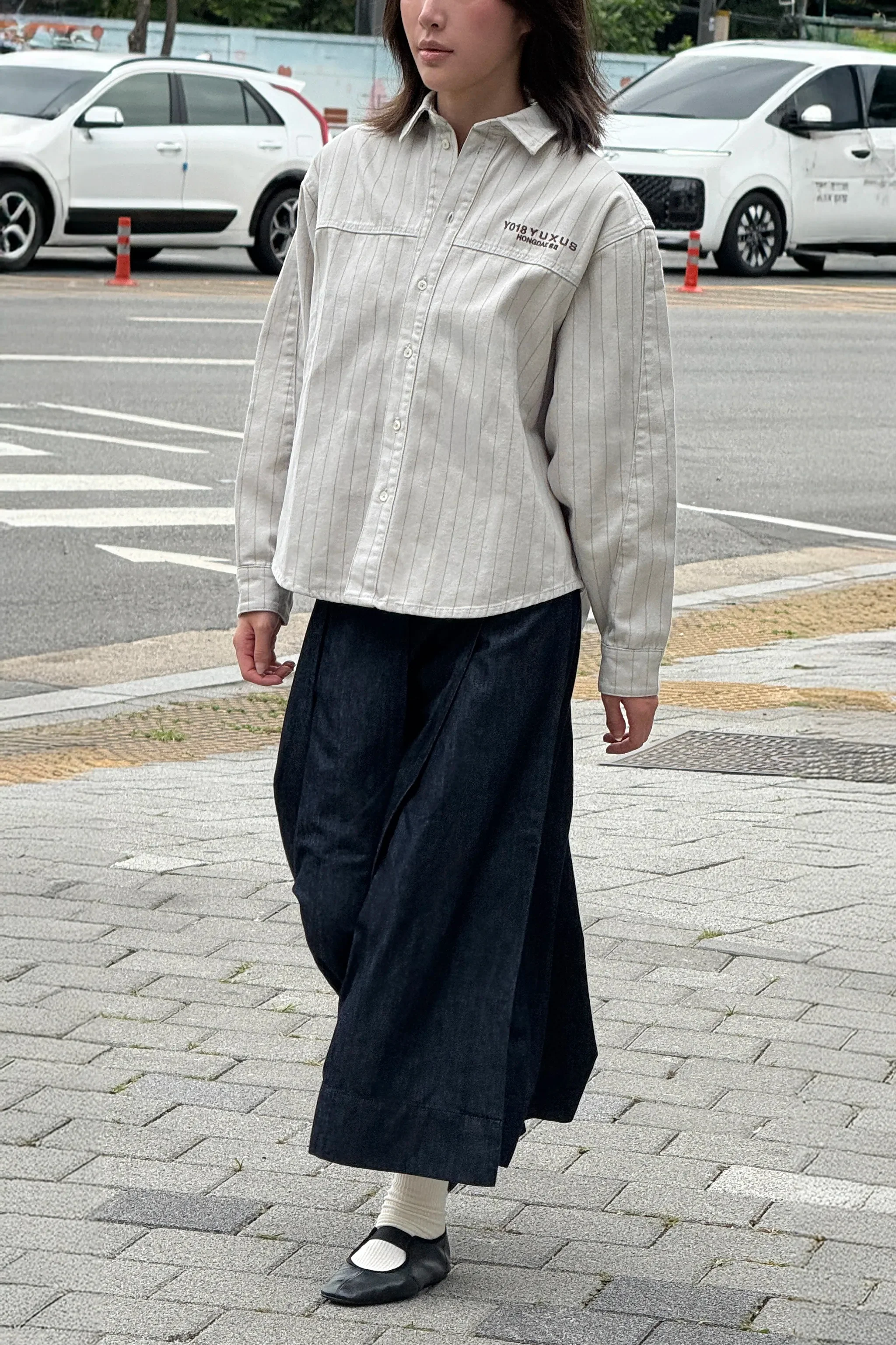 TAUPE "HONGDAE" SHIRT - Image 6